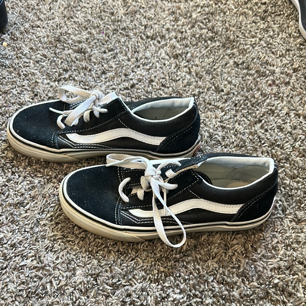 Vans Black and White Old Skool Sneakers
